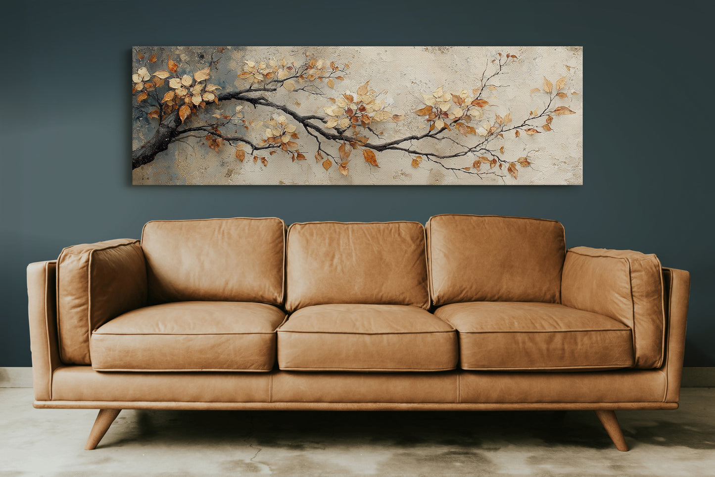 Golden Leaves On Quiet Branch