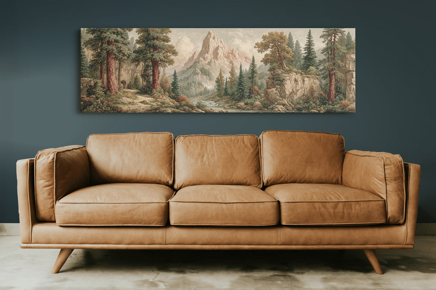 Majestic Mountain Forest Wilderness Landscape