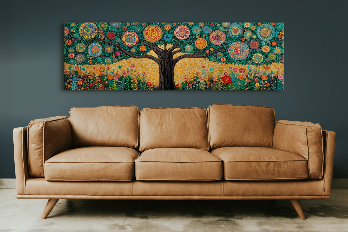 Mandala Tree Of Colorful Harmony