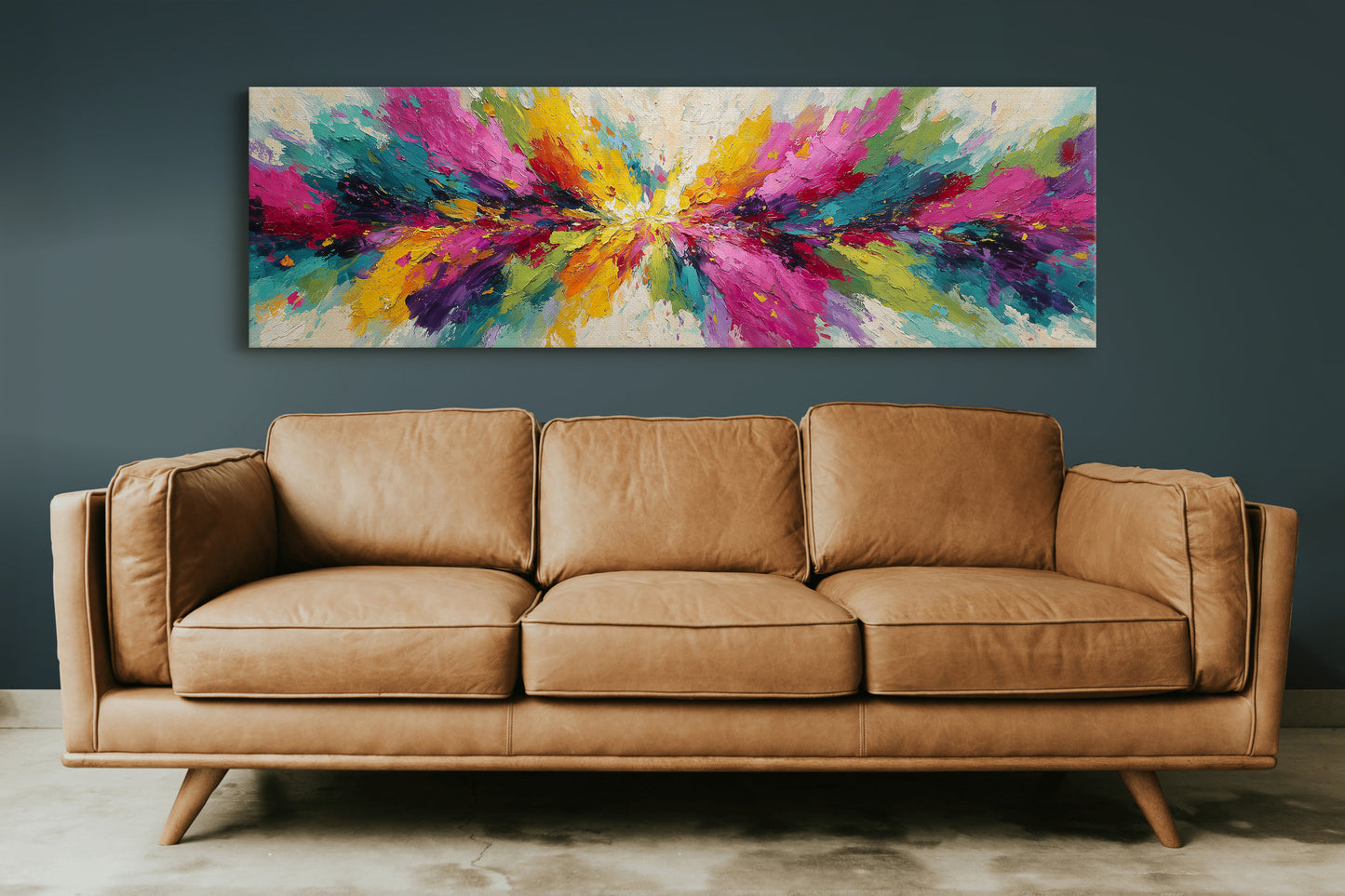 Explosion Of Color And Motion