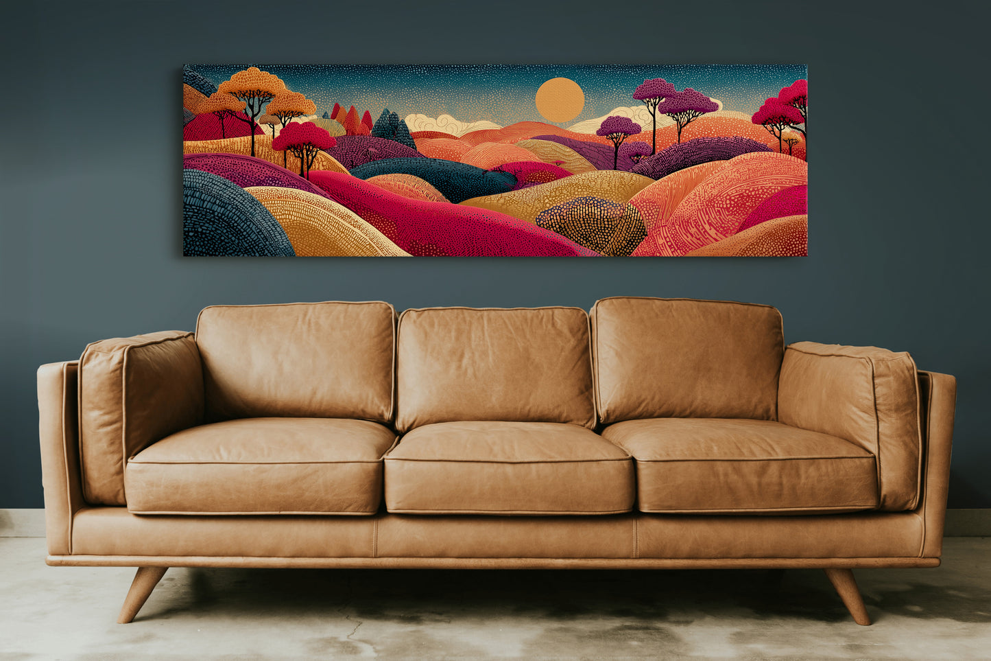 Sunlit Hills of Autumn Dreams