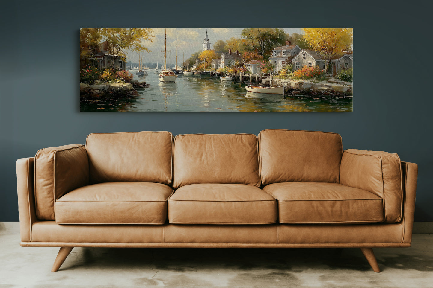 Autumn Harbor In Quiet Light