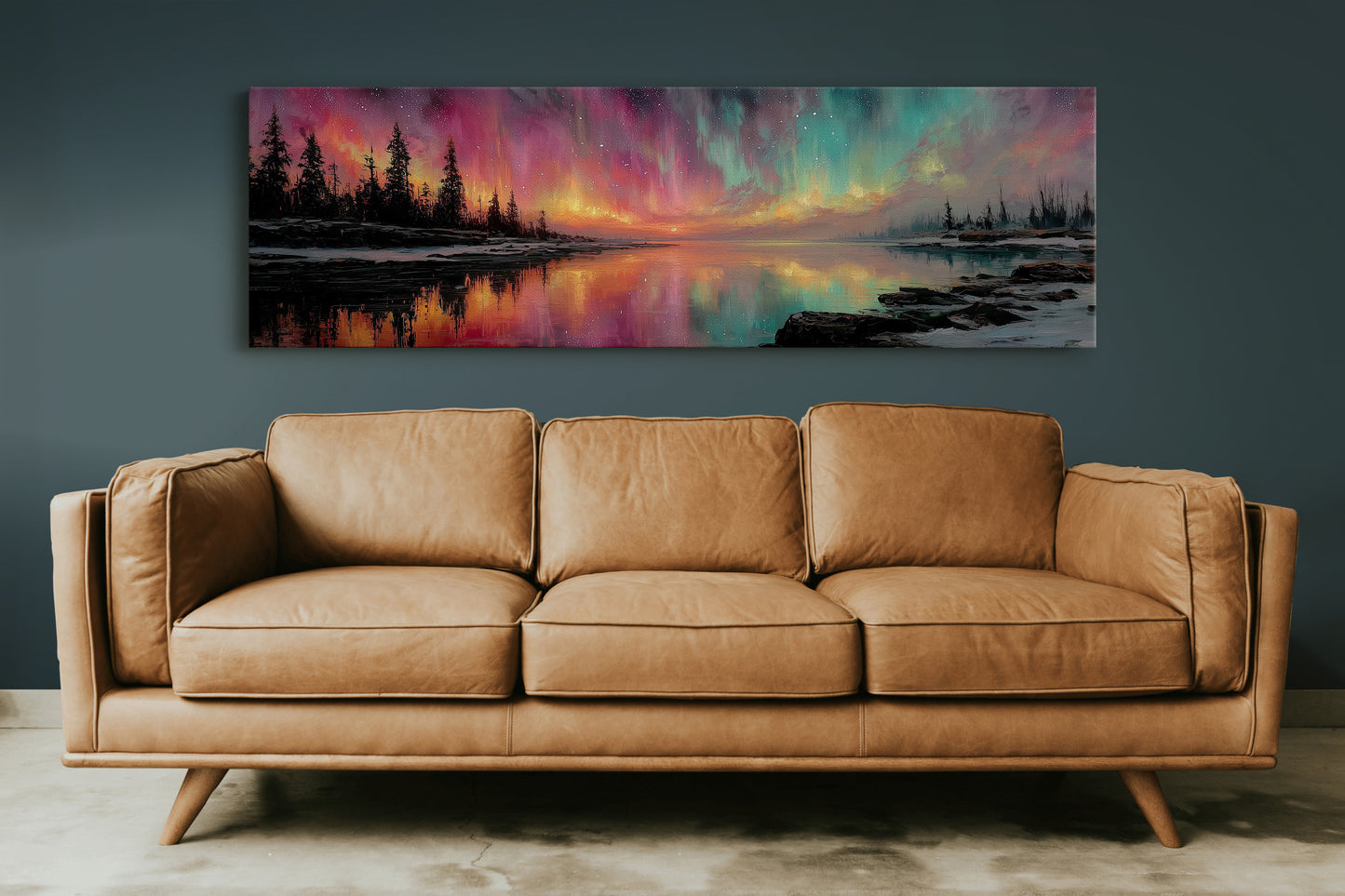 Northern Lights Over Still Waters
