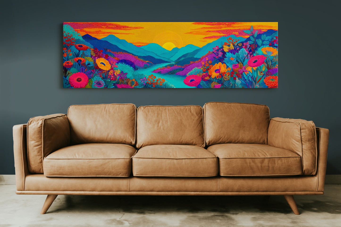 Sunrise Through Wild Bloom
