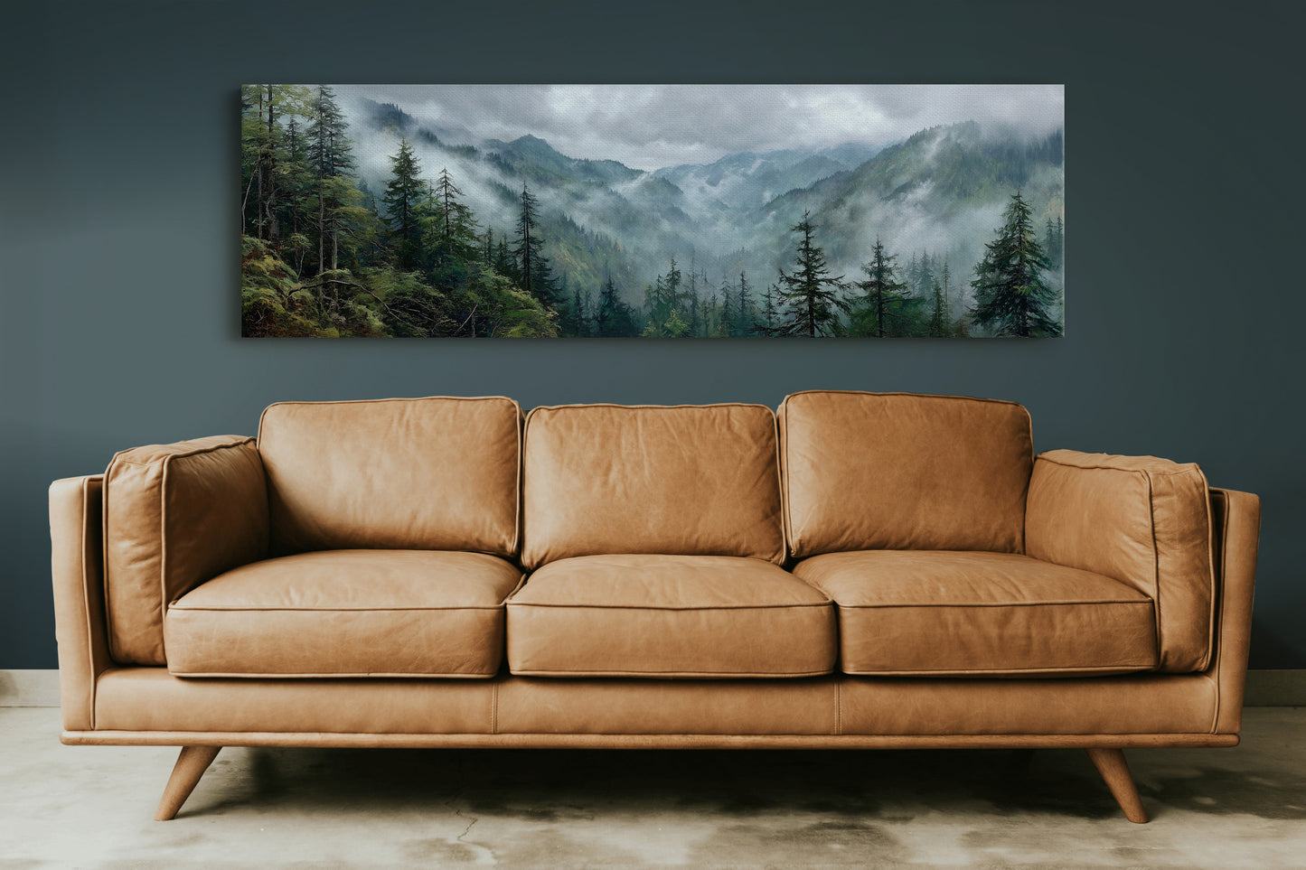 Mist Rising Through Evergreen Valleys