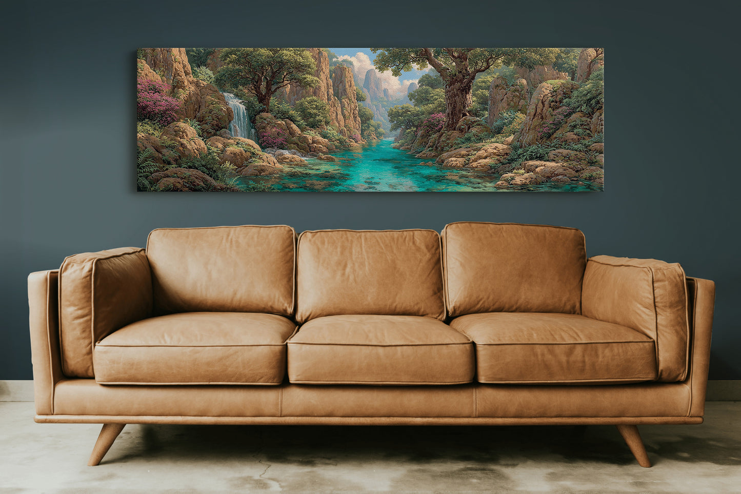 Emerald River Through the Hidden Cliffs