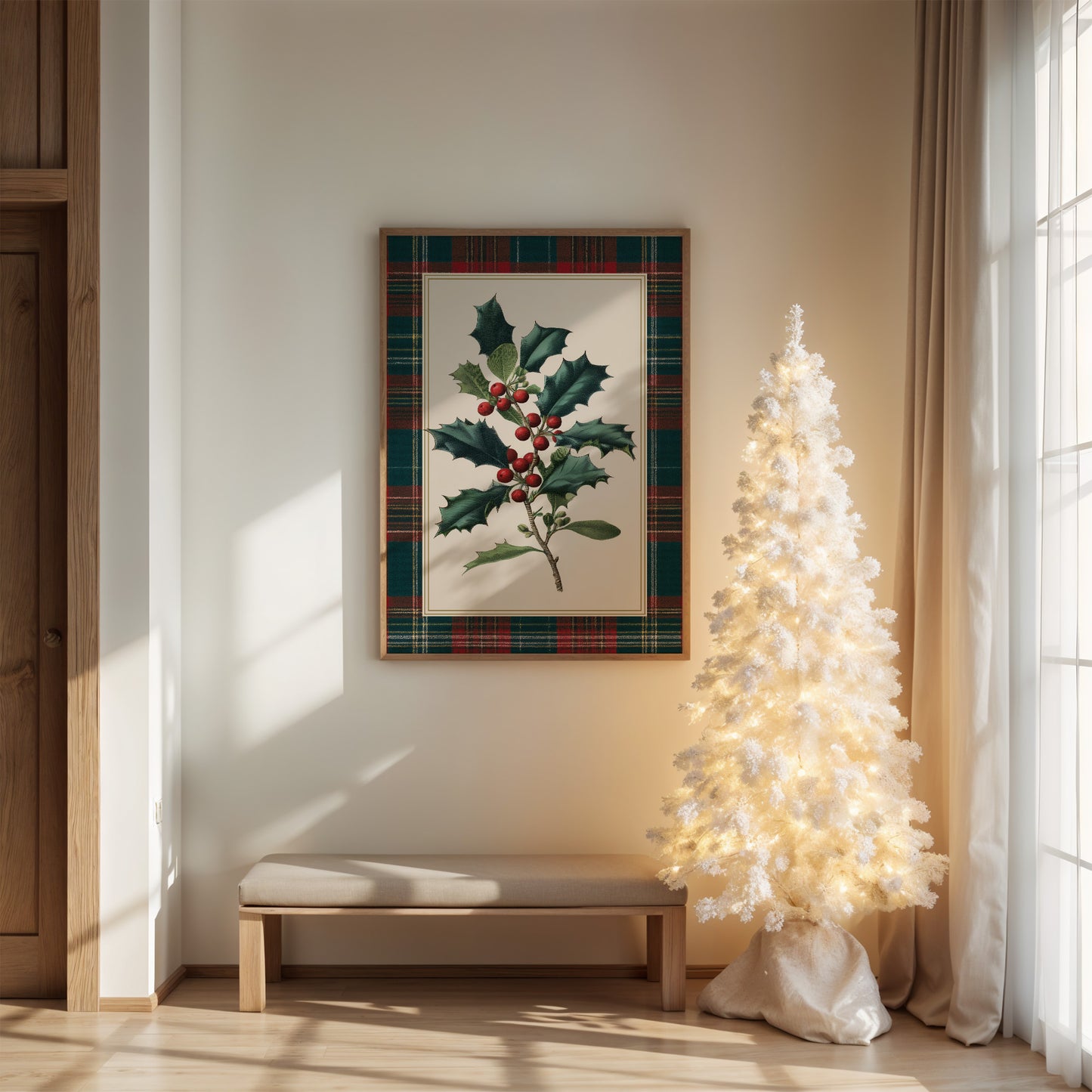 Winter Berries By The Hearth