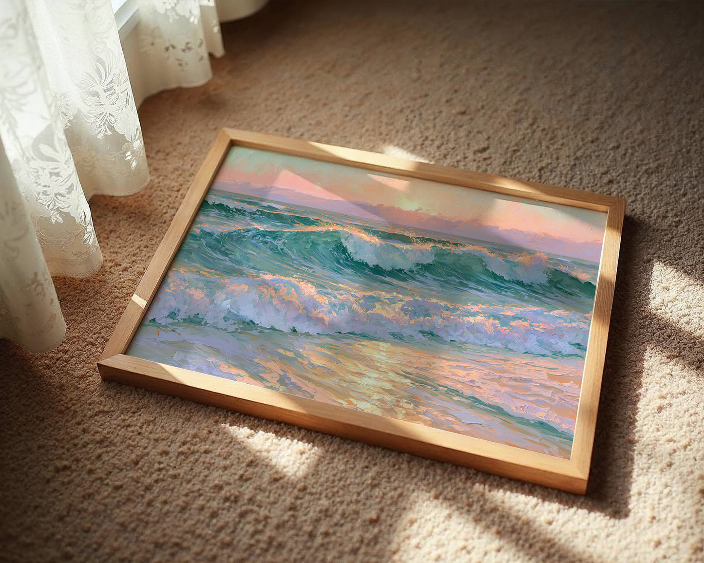 Waves, Pastel Sunrise