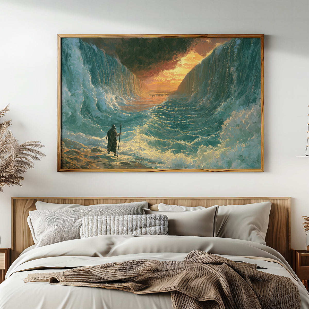 Moses Parts the Sea of Fire