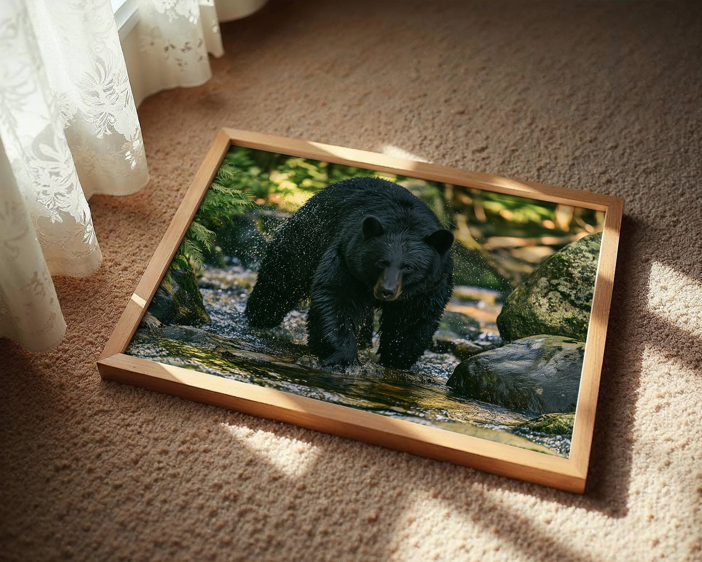Black Bear at the Water's Edge