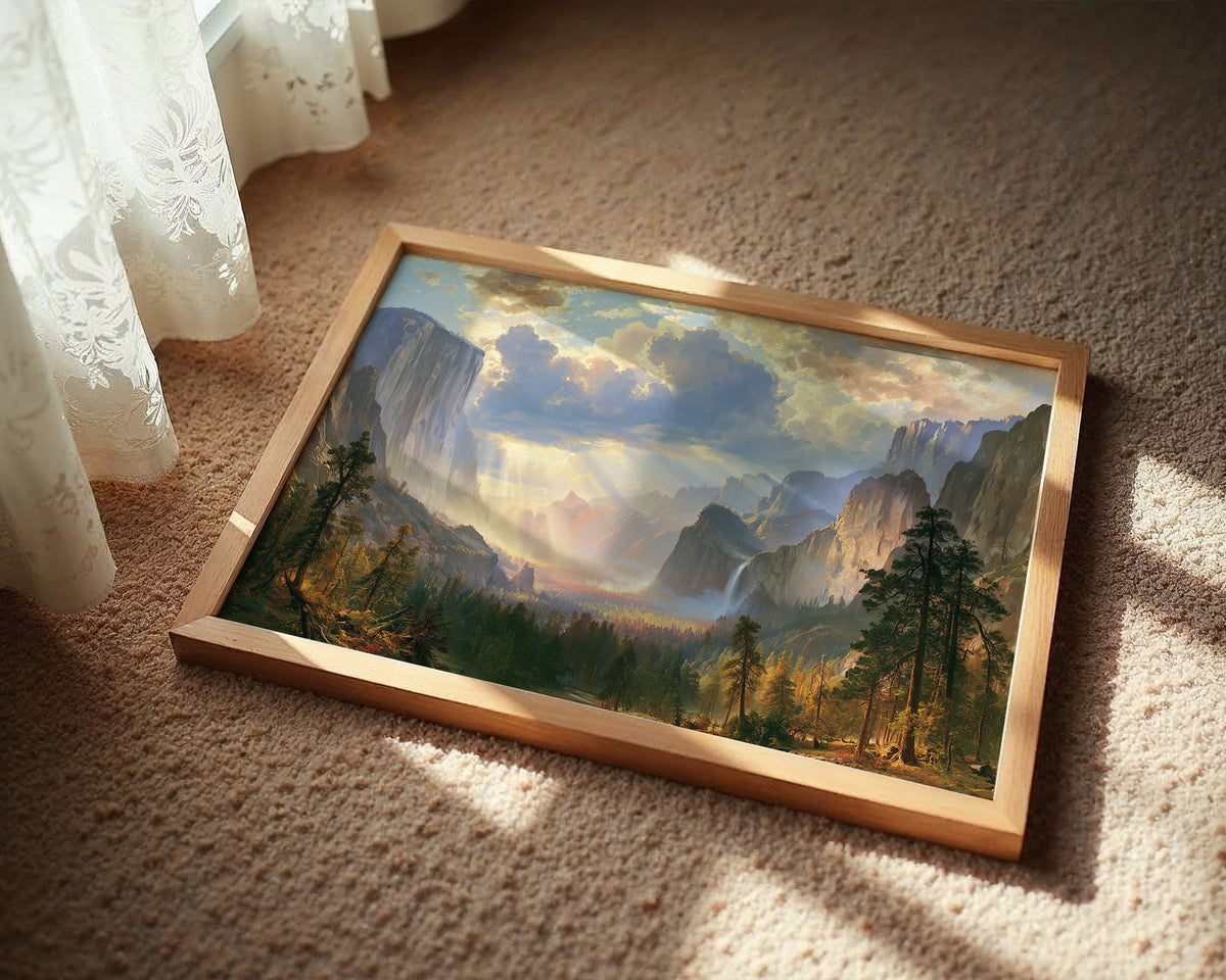 Divine Light Over the Valley