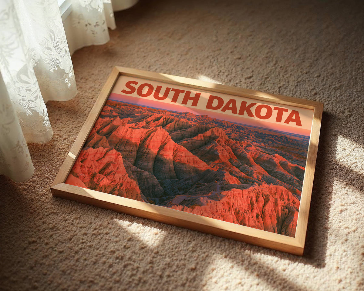 South Dakota Badlands Blaze