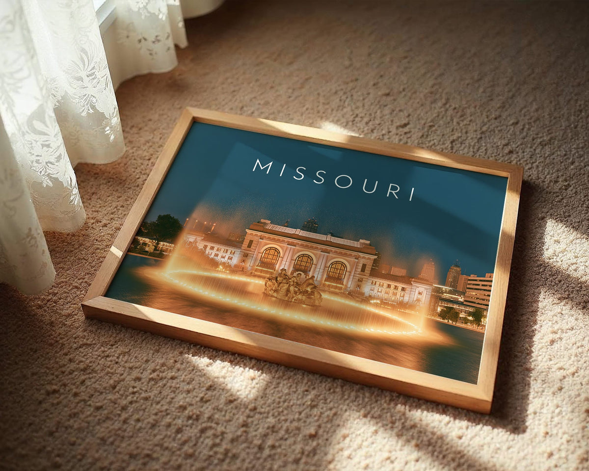 Missouri Union Station Nightfall