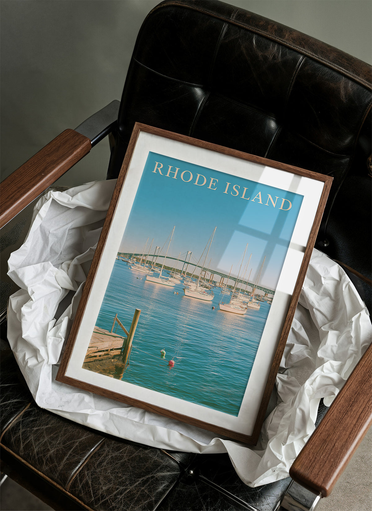 Newport Bridge Harbor Morning