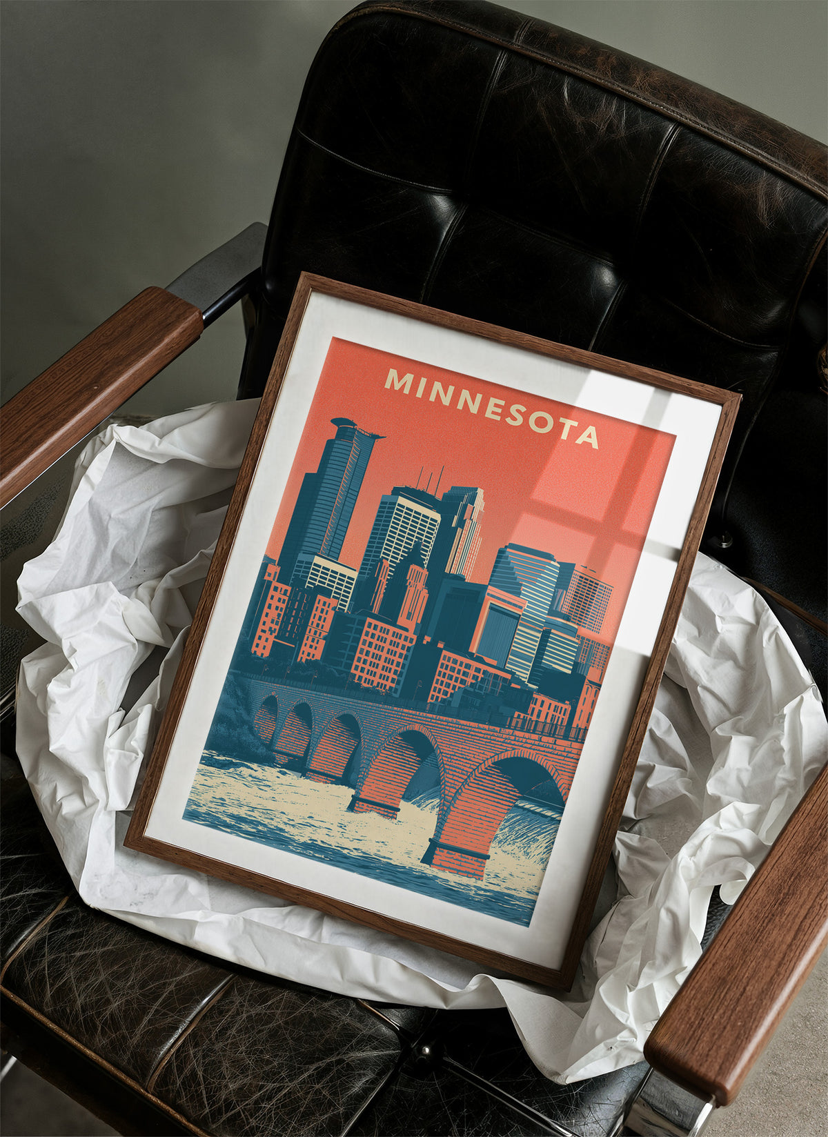 Minneapolis Stone Arch Skyline