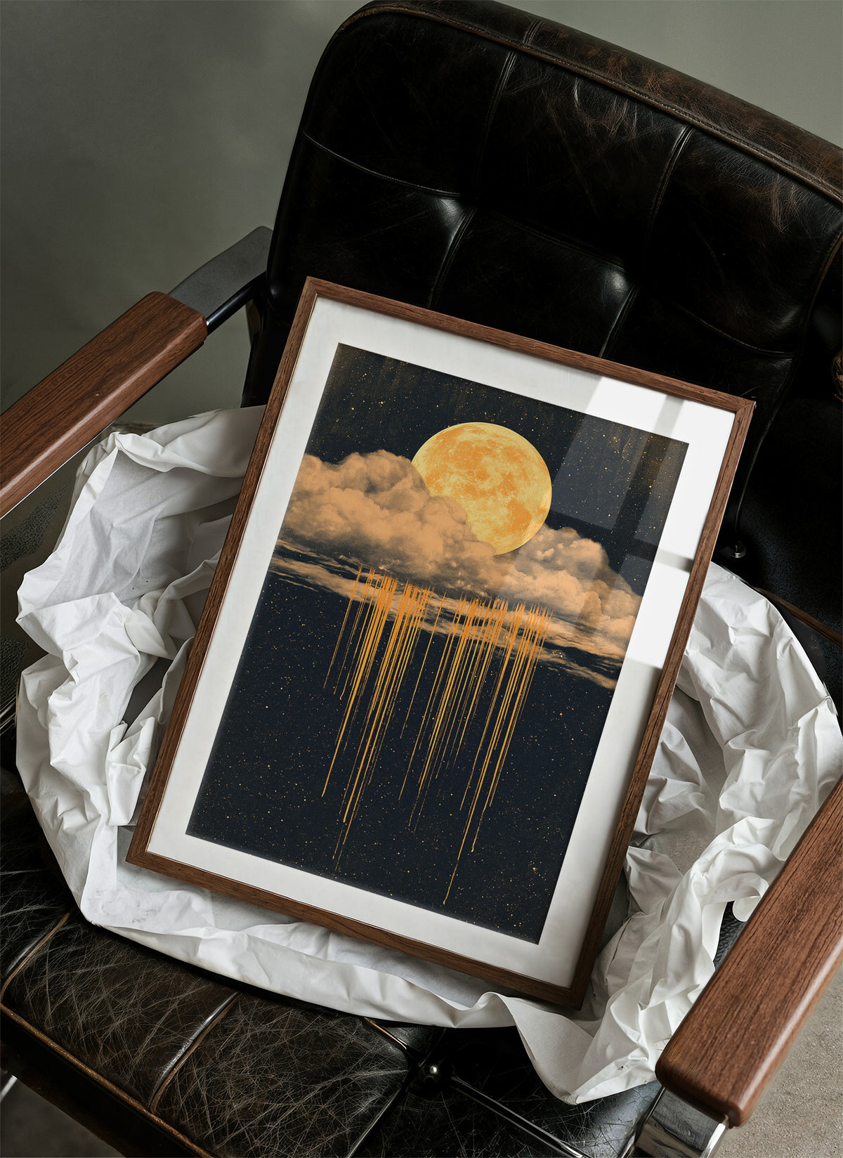 Moonlight Bleeds Through Clouds