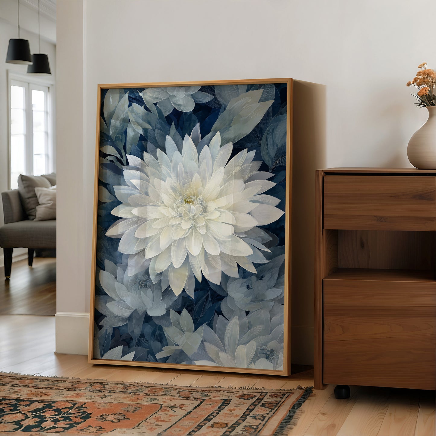 White Dahlia, Midnight Garden