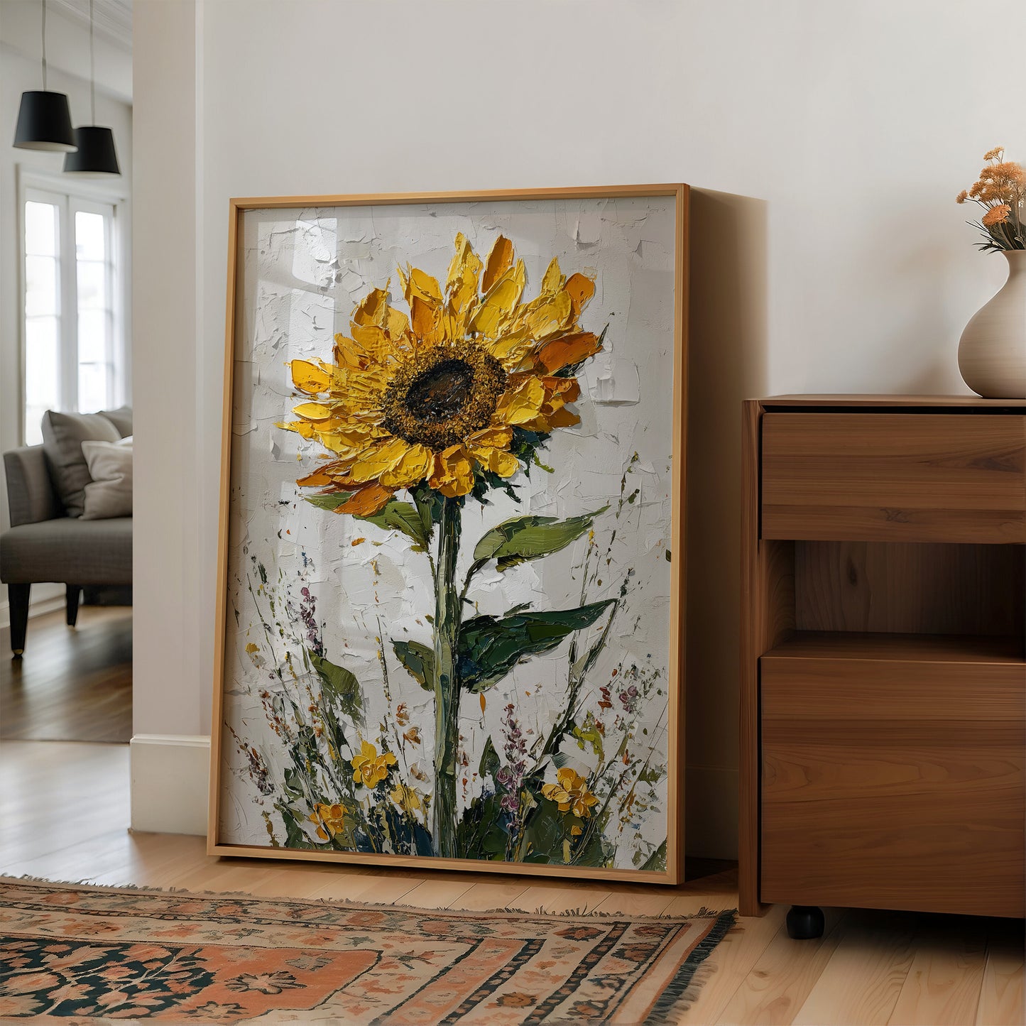 One Sunflower Stands the Tallest