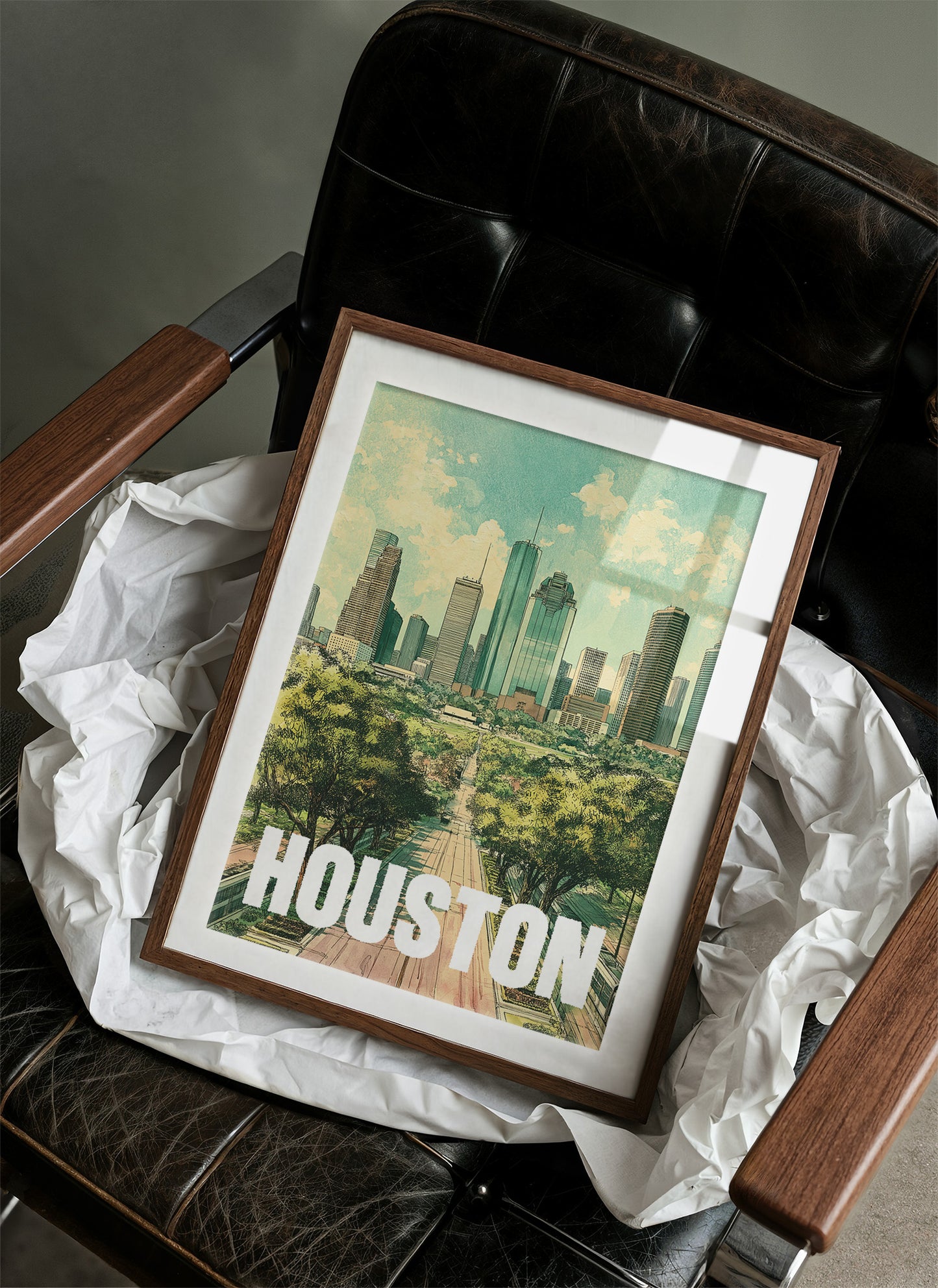 Houston, Riso Print