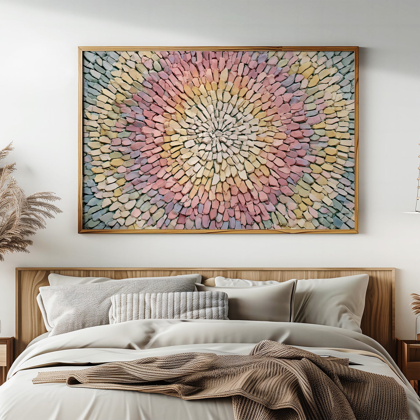 Pastel Bloom in Stone