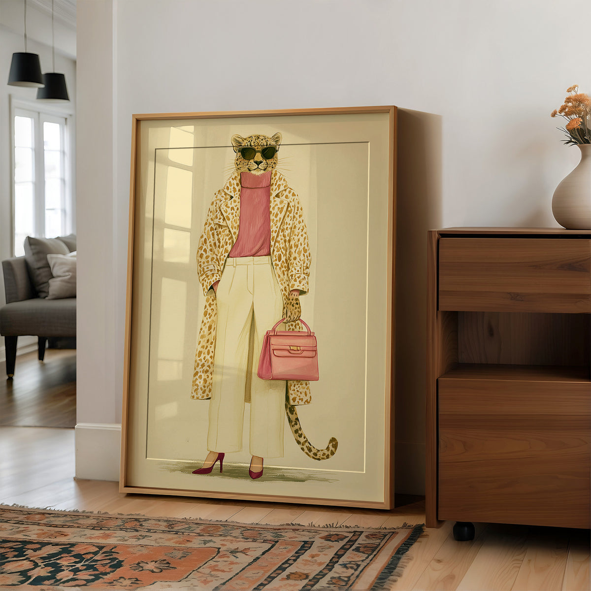 Leopard in Leopard: The Chicest Print Clash
