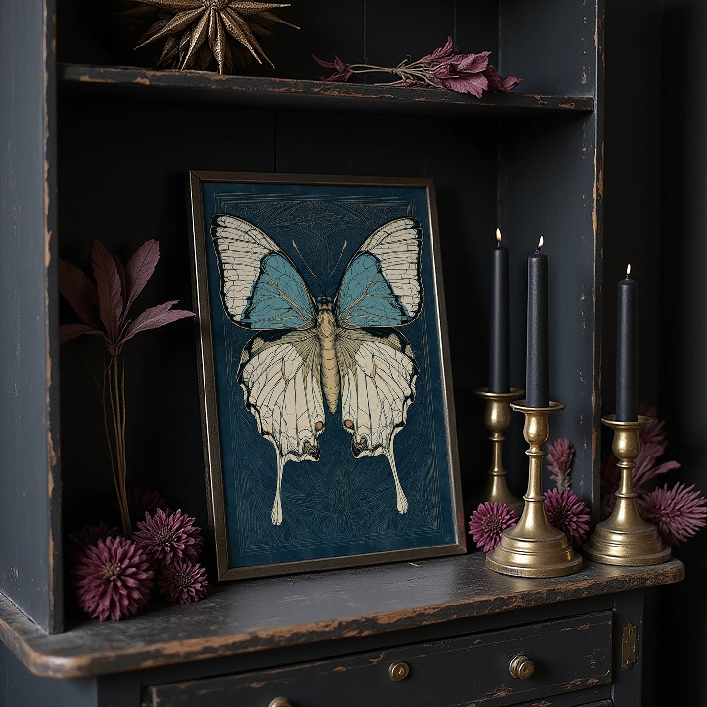 Swallowtail Symmetry: An Art Deco Butterfly Study