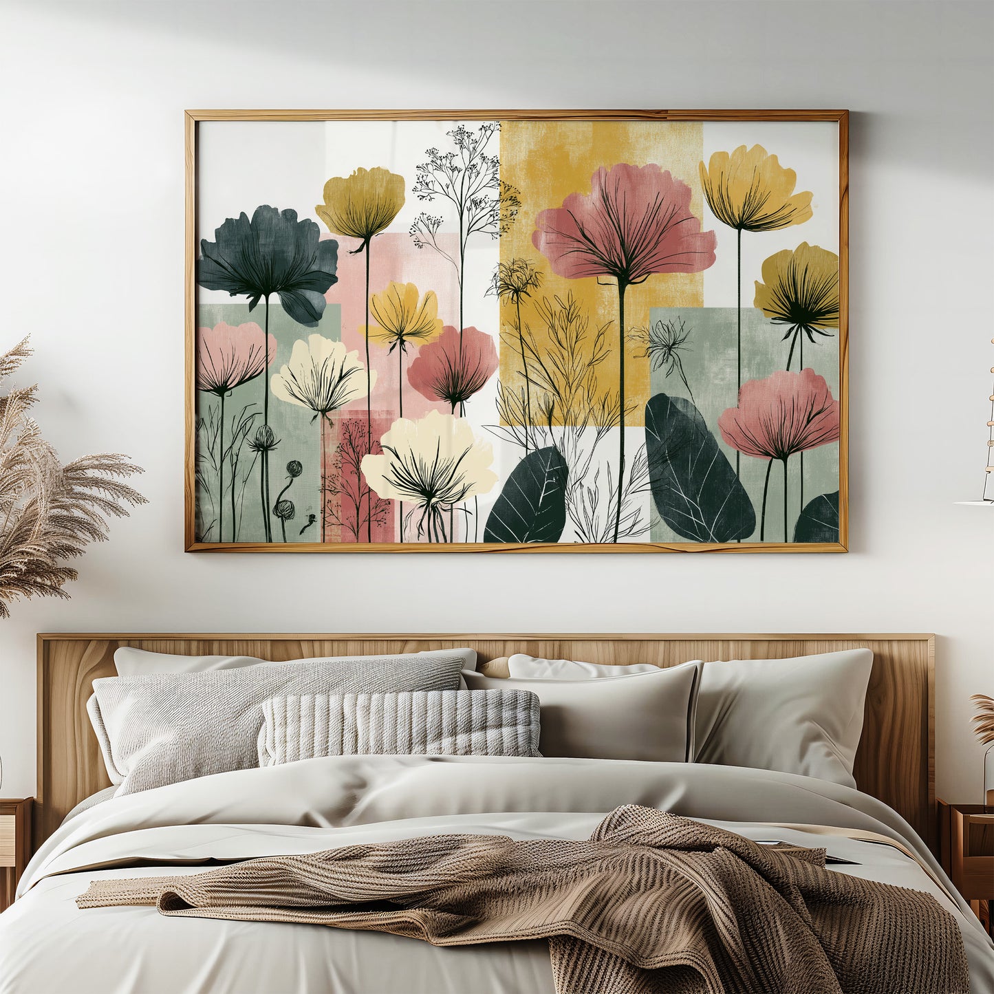 Poppy Silhouettes, Color Block Fields