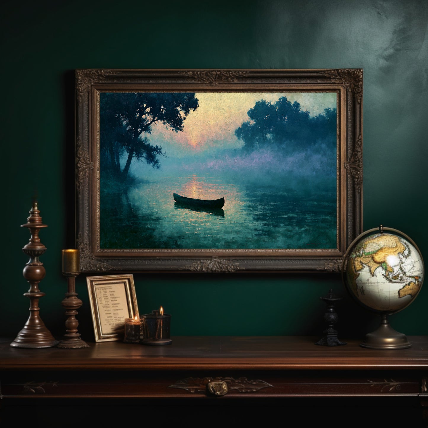 Solitary Paddle at First Light