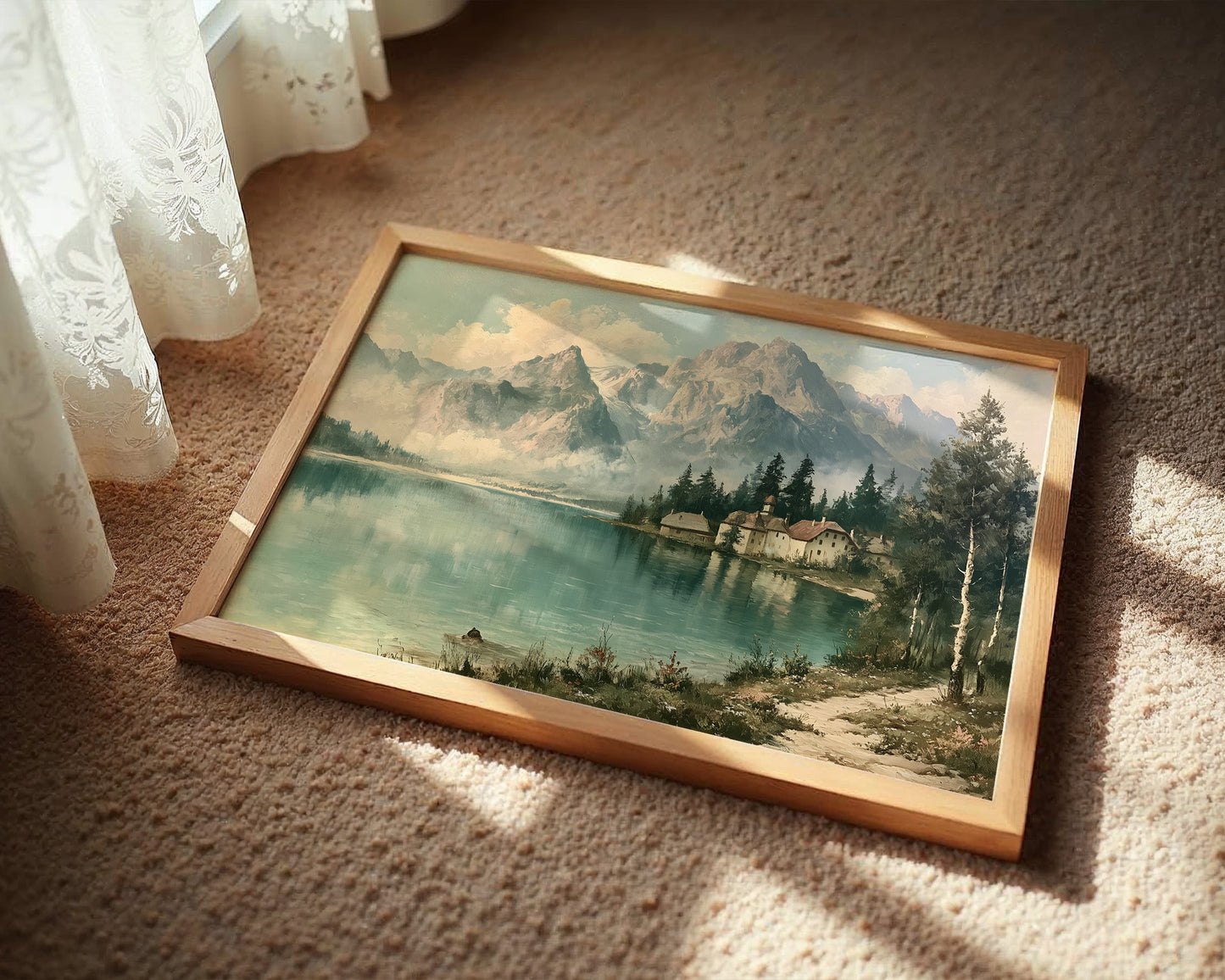 Chapel Village by the Alpine Lake
