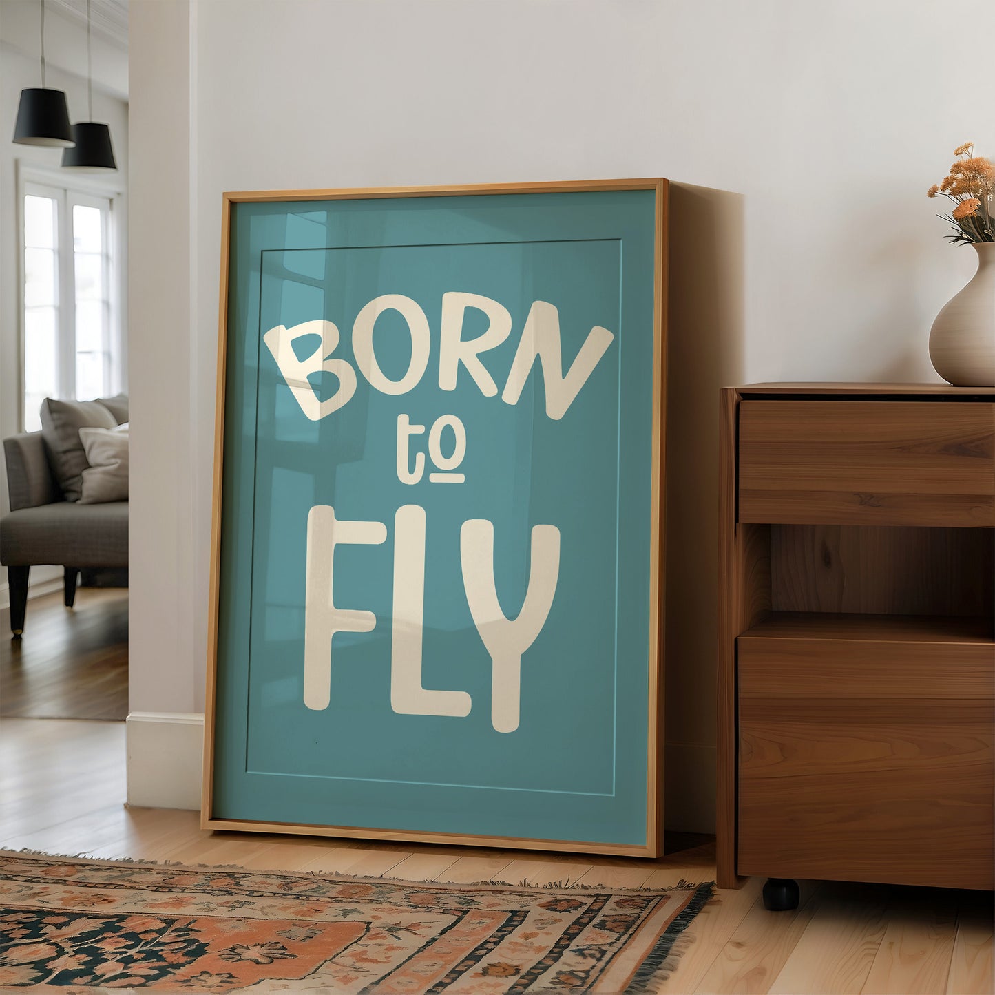 Born to Fly (Teal)