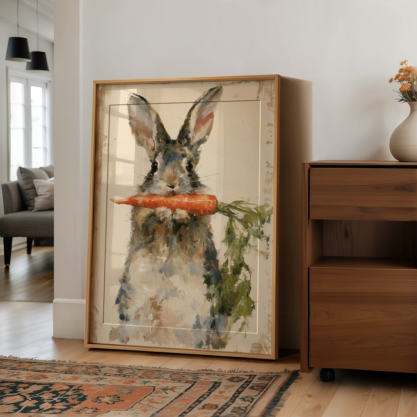 Rabbit With Carrot Impasto