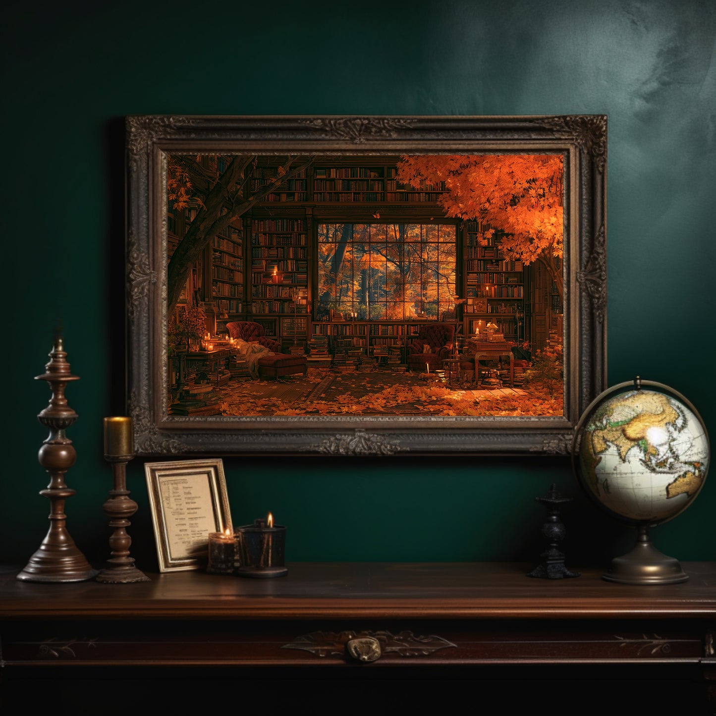 Autumn Library Reverie