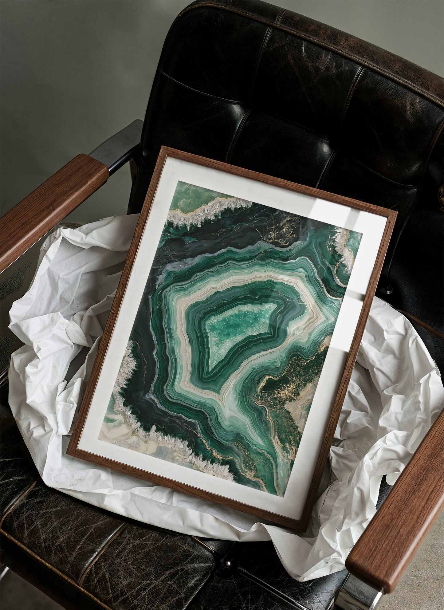 Emerald Geode Depths