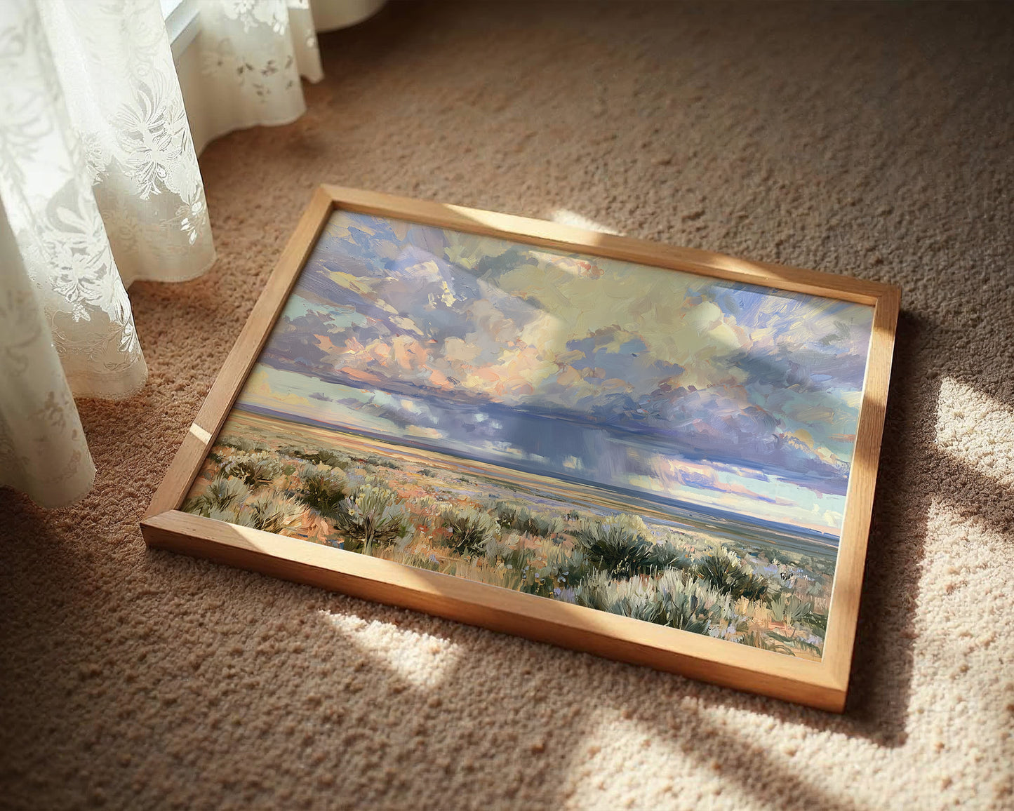 Pastel Storm Over The Sagebrush