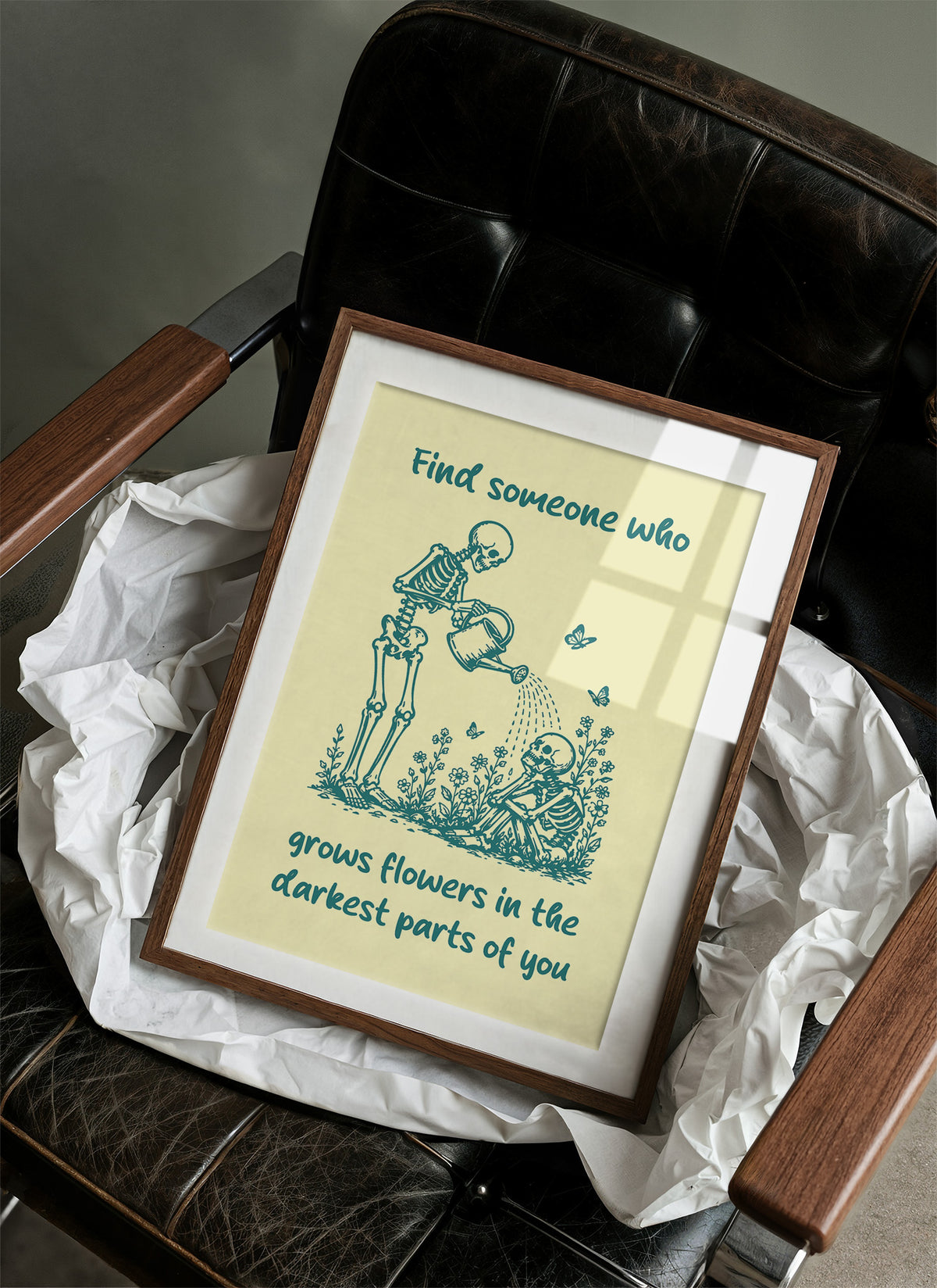 Find Someone Who Waters You, Teal Bloom