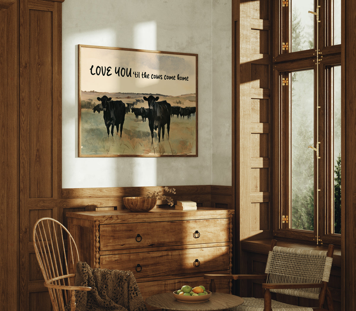 Love You Til the Cows Come Home (Painted)