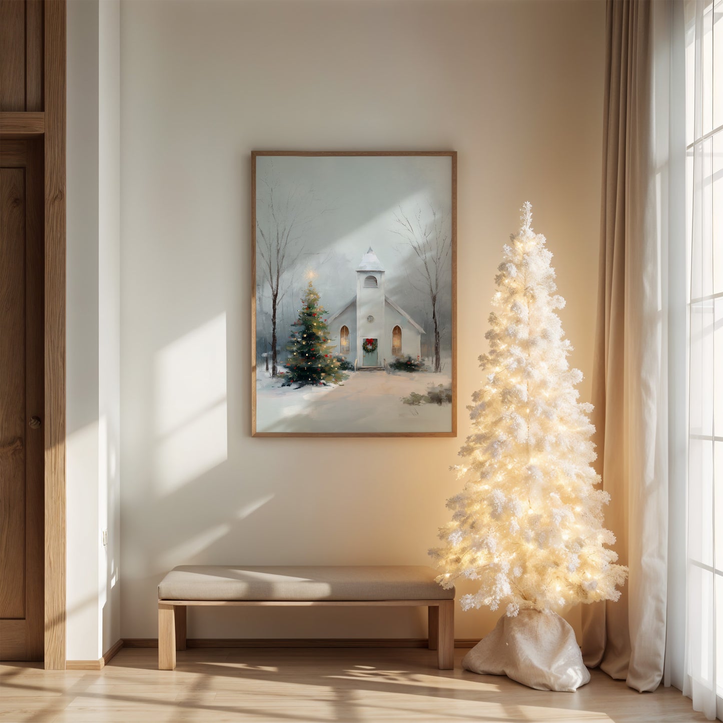 Quiet Chapel at Christmas