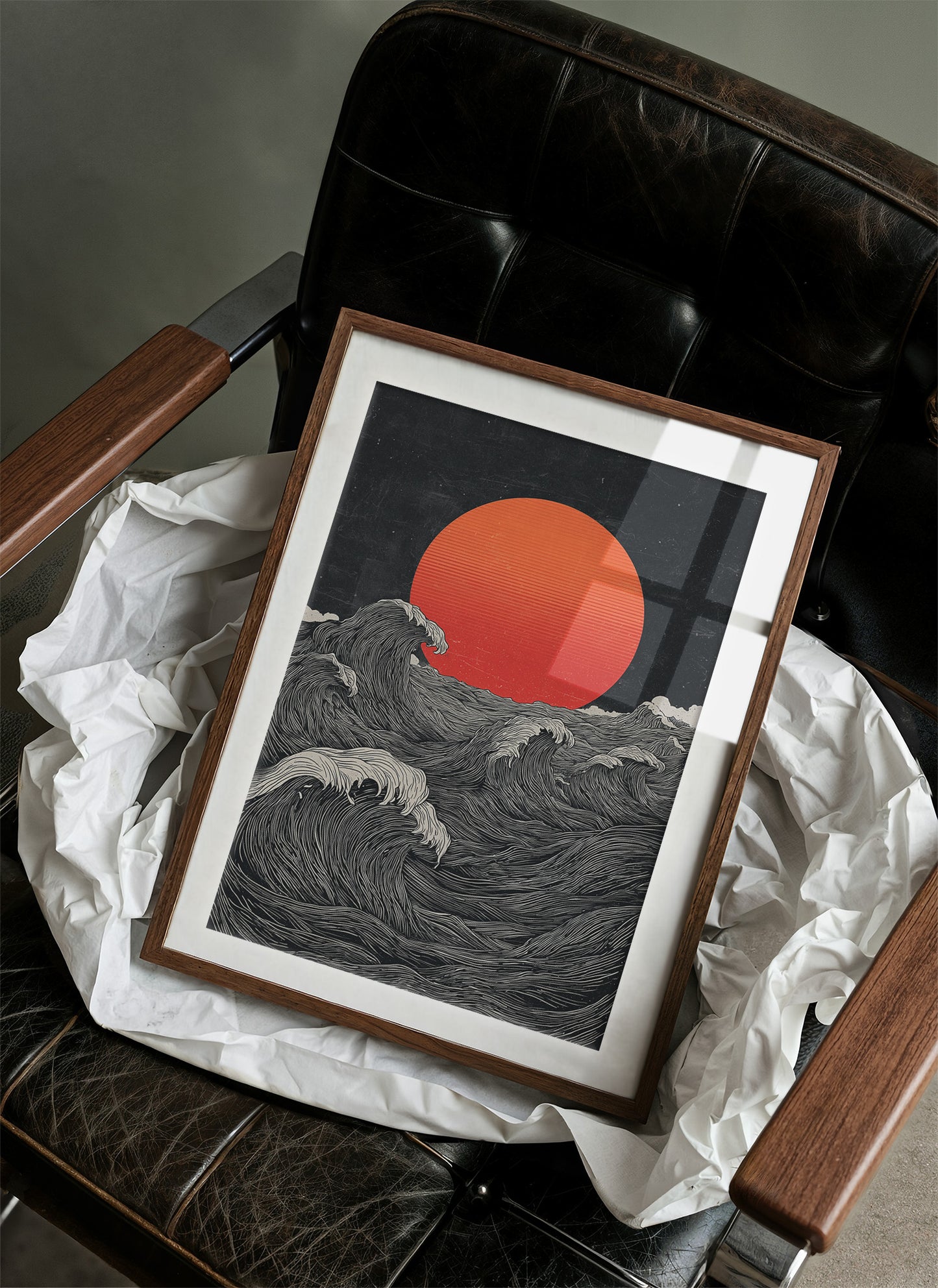 Crimson Sun Over Tides