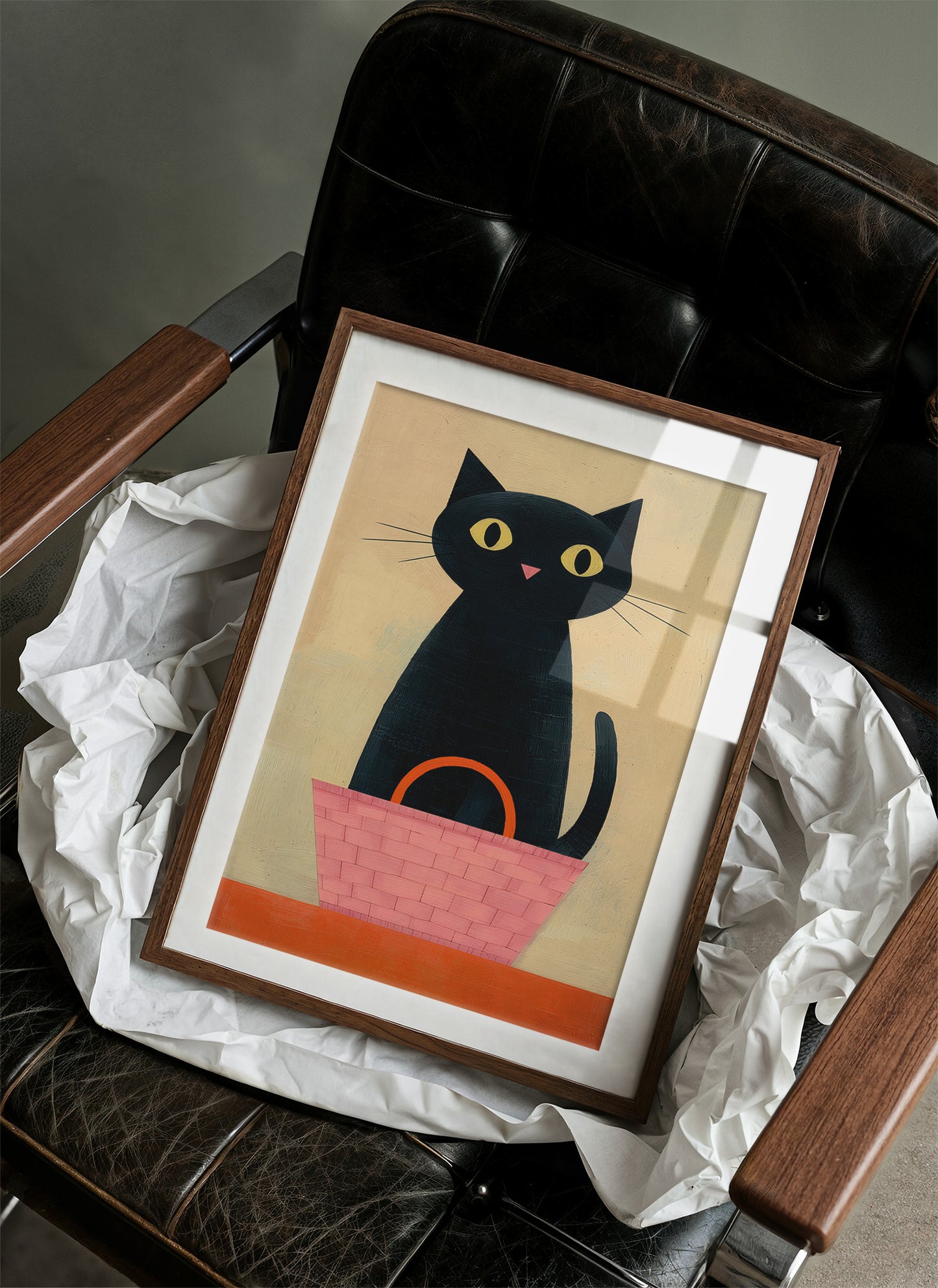 Curious Eyes In A Basket