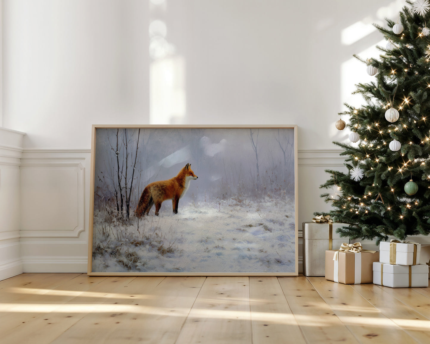 Fox in the Quiet Frost