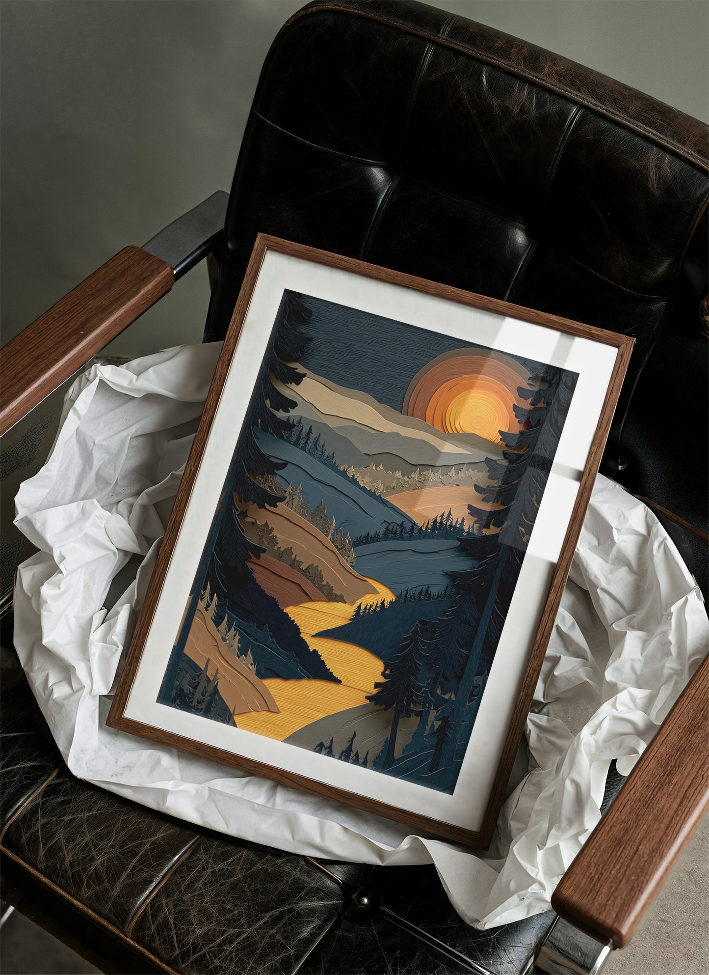 Golden River At Dusk