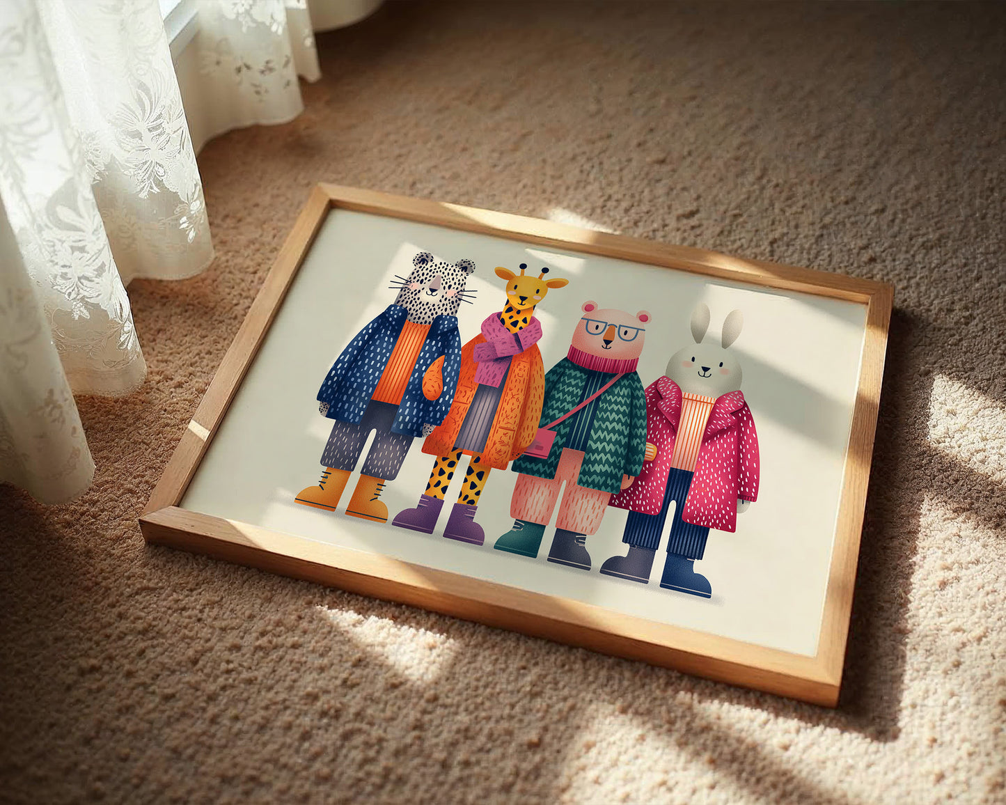 Friends in Their Sunday Coats