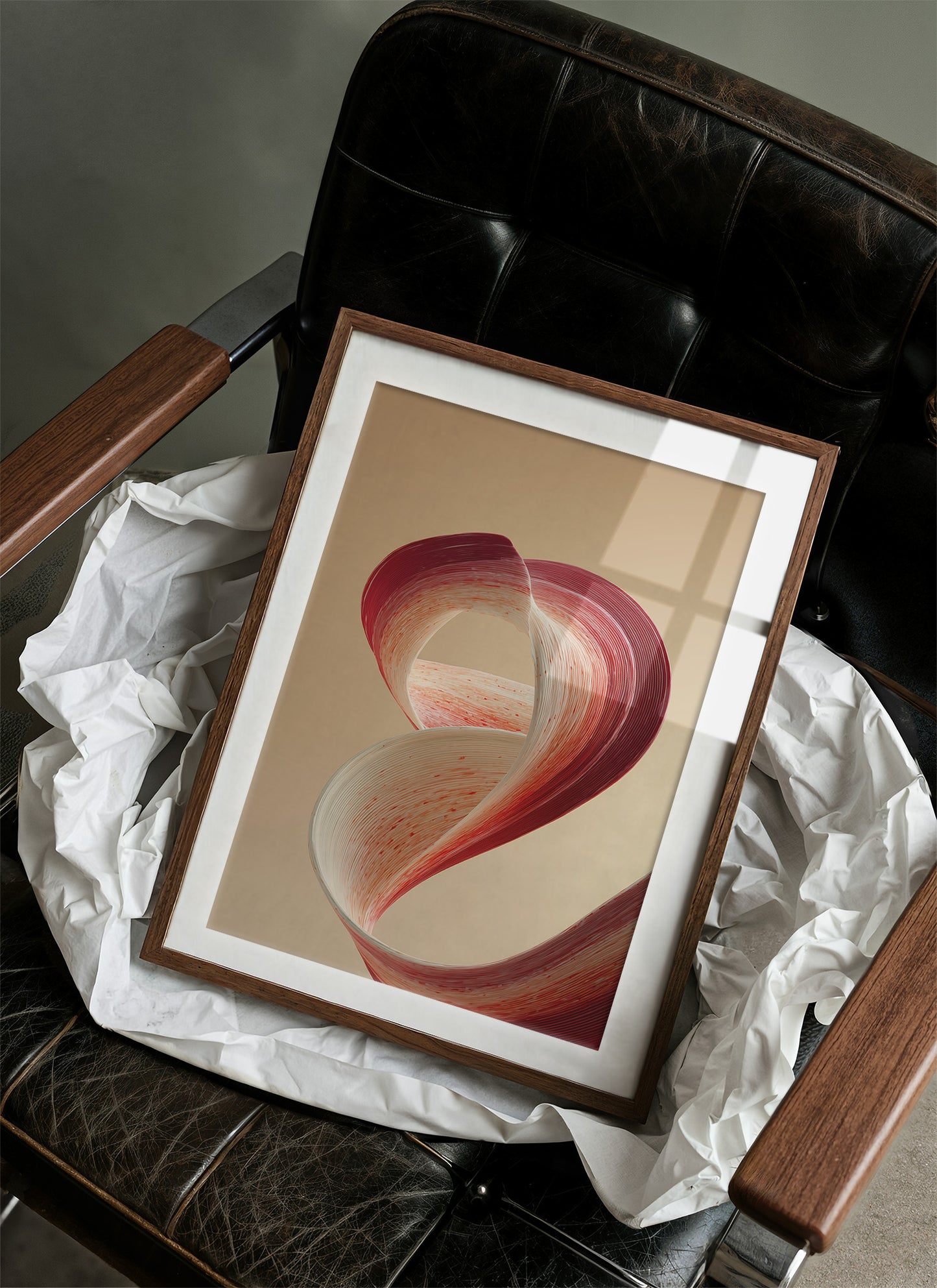 Crimson Loop In Warm Air