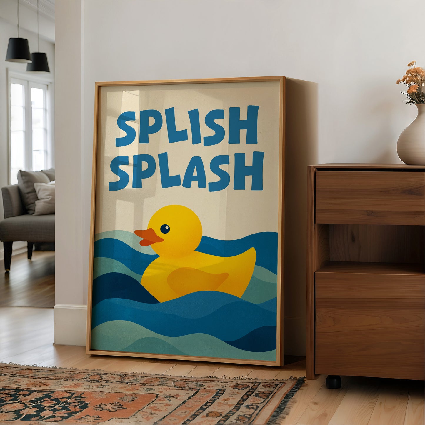 Sunny Duck in Rolling Waves