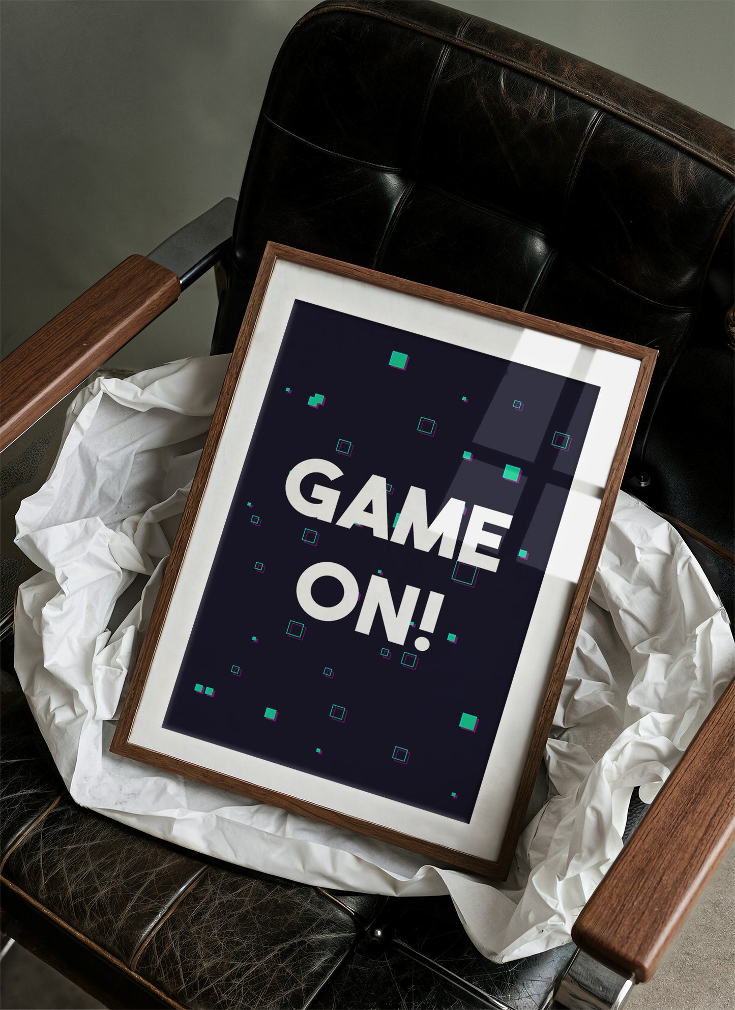 Game On Neon Gamer Art