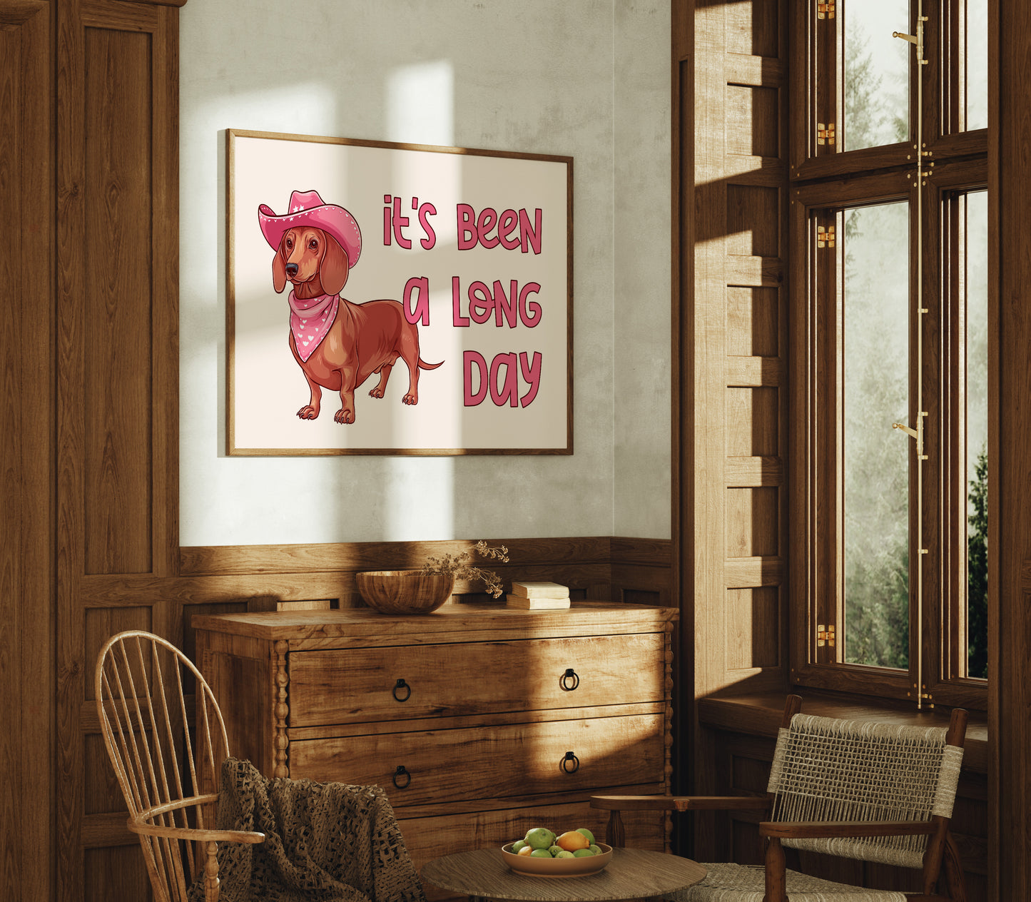 Its Been a Long Day Cowgirl Dachshund