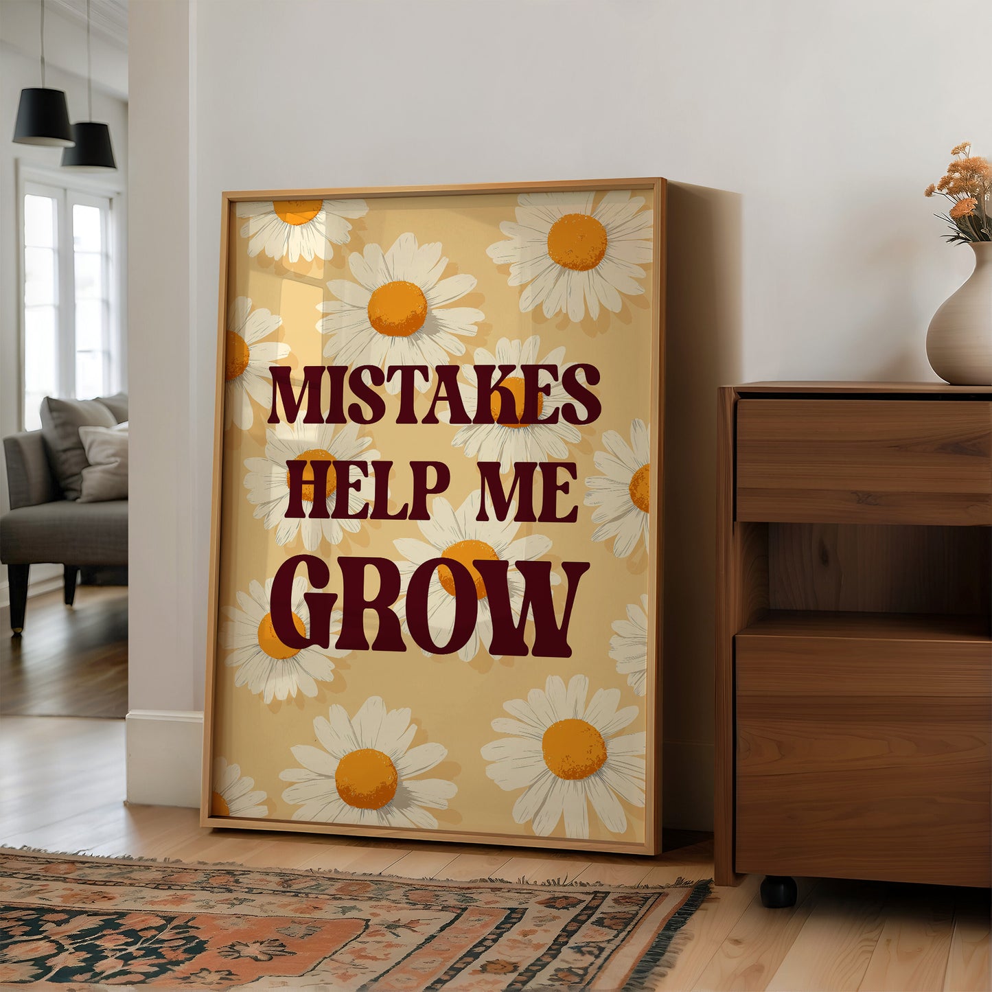 Mistakes Help Me Grow Daisy Quote