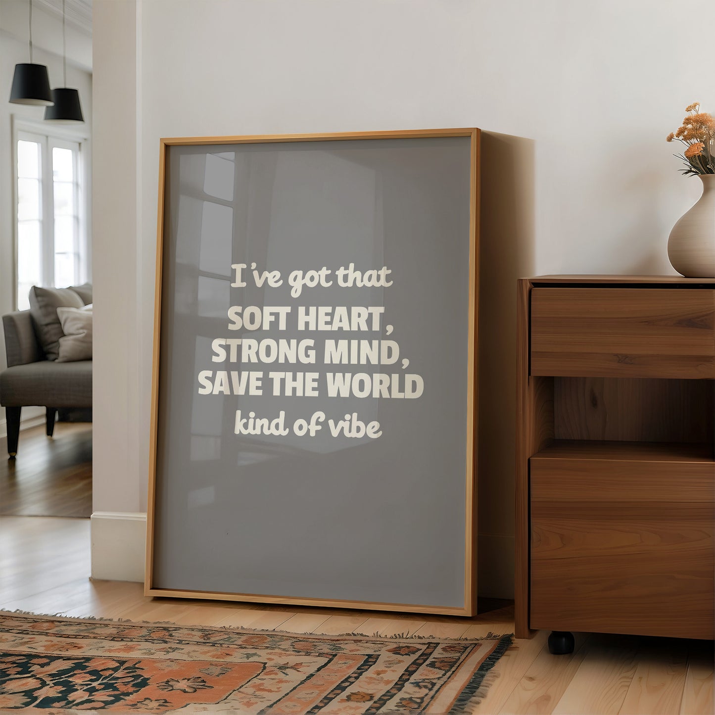 Soft Heart Strong Mind Kind Of Vibe