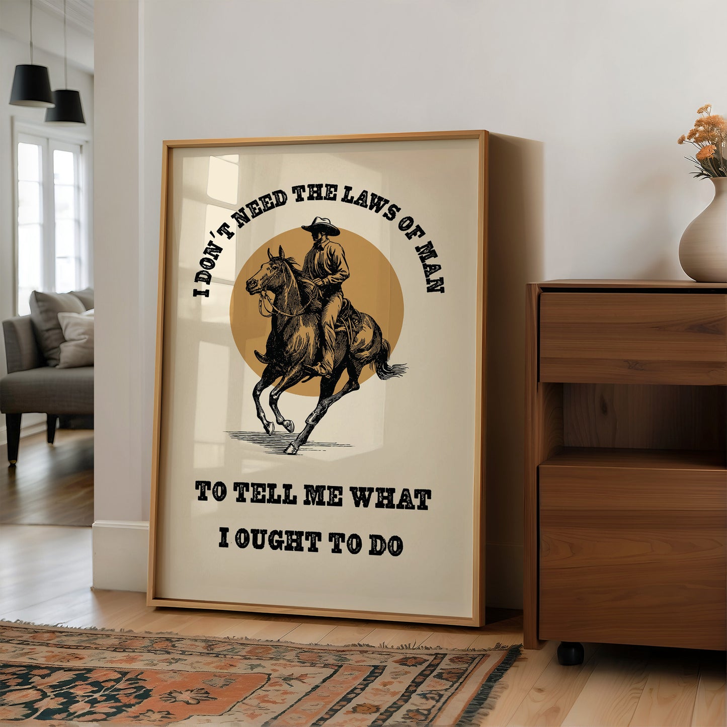 He Rides by His Own Code
