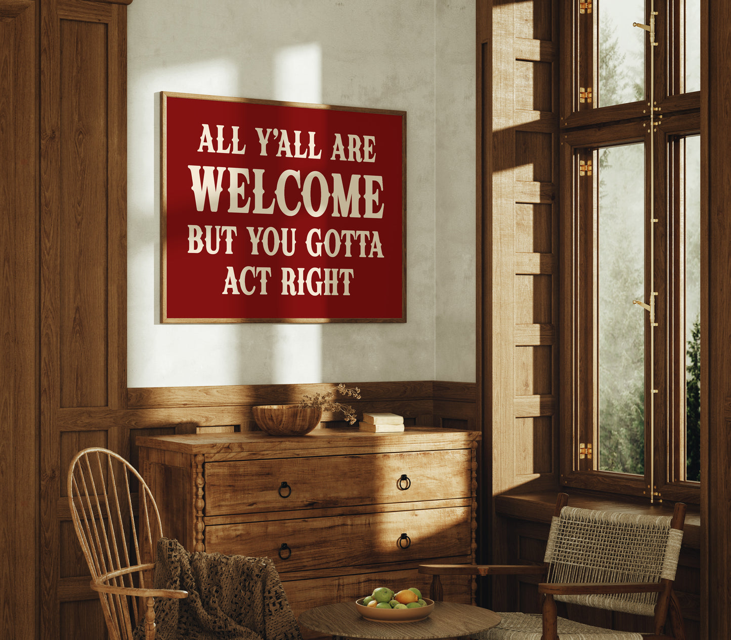 The House Rules Are Simple